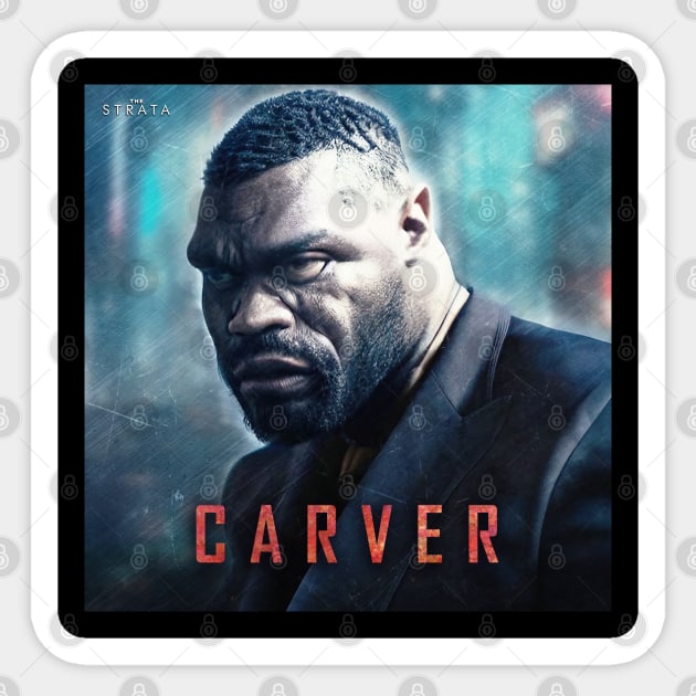 Carver Sticker by Beyond the Dark